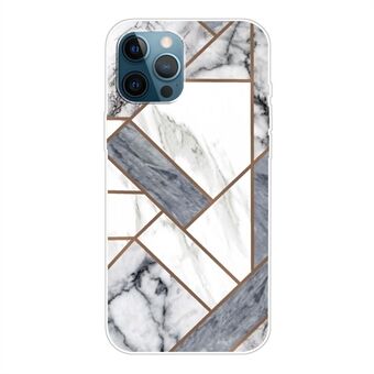 Stylish Marble Pattern Soft TPU Back Shell for iPhone 13 Pro 6.1 inch