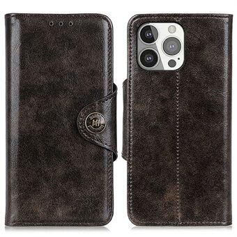 Full Protective Wallet Design Leather Phone Stand Cover Shell for iPhone 13 Pro 6.1 inch