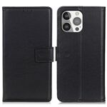 All-round Protection Magnetic Clasp Design Leather Wallet Mobile Phone Stand Cover Shell for iPhone 13 Pro 6.1 inch