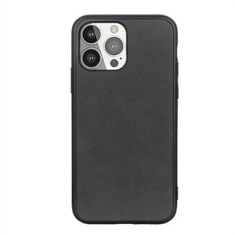 Leather Coated Protective Phone Back Case Shell for iPhone 13 Pro 6.1 inch