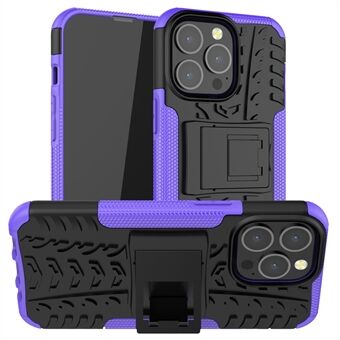 Shockproof Tough Rugged PC + TPU Dual Layer Protective Case Hybrid Kickstand Cover for iPhone 13 Pro 6.1 inch