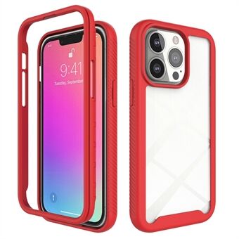 Anti-Scratch Clear Shockproof Solid Acrylic + Hard PC Back + Soft TPU Protective Case for iPhone 13 Pro 6.1 inch