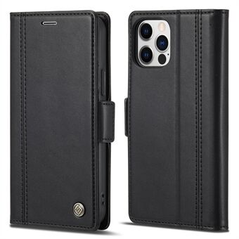LC.IMEEKE Shockproof Full Protection PU Leather Card Slots Wallet Phone Shell with Stand for iPhone 13 Pro 6.7 inch