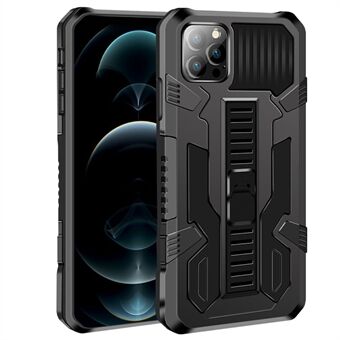 Pioneer Warrior Series Drop Protection Hard PC and Flexible Soft TPU Phone Case with Kickstand for iPhone 13 Pro 6.1 inch