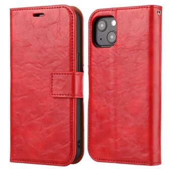 Crazy Horse Texture Detachable Leather Wallet Stand Design Phone Cover Case for iPhone 13 Pro 6.1 inch