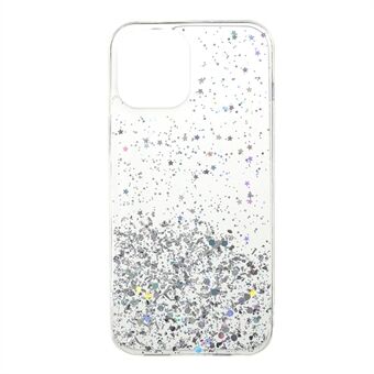 Sparkle Starry Sky Epoxy Anti Scratch Soft TPU Phone Case Protector for iPhone 13 Pro 6.1 inch
