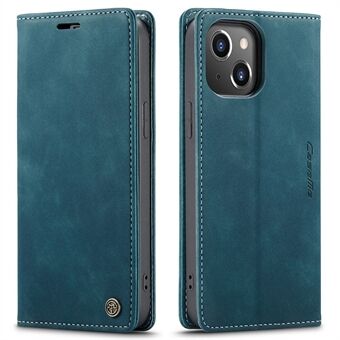 CASEME 013 Series Magnetic Auto-absorbed PU Leather Wallet Flip Folio Phone Case with Stand for iPhone 13 Pro 6.1 inch