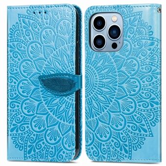 Dream Wings Series Pattern Imprint Soft PU Leather Wallet Case with Stand and Magnetic Clasp for iPhone 13 Pro 6.1 inch