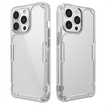 NILLKIN Nature TPU Pro Series PC + TPU Hybrid Back Case Transparent Cell Phone Cover Protector Shell for iPhone 13 Pro 6.1 inch