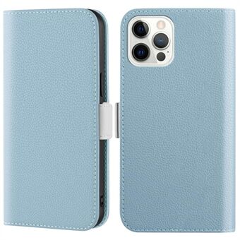 For iPhone 13 Pro 6.1 inch Candy Color Litchi Texture Shockproof Leather Case Wallet Stand Phone Cover