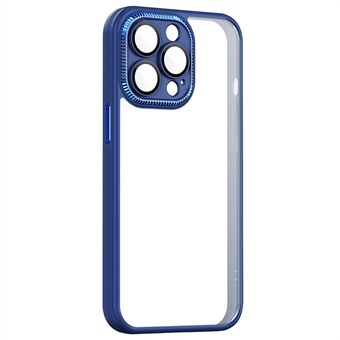 For iPhone 13 Pro 6.1 inch TPU Bumper Acrylic Back Clear Case Anti-slip Grip Camera Protection Cover