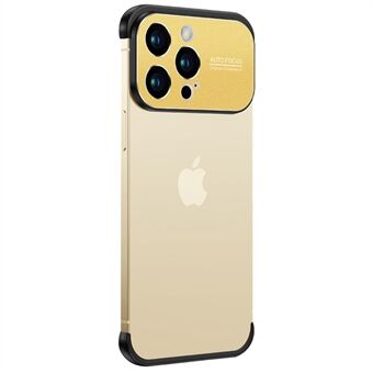 For iPhone 13 Pro Dustproof Phone Case Borderless TPU+Aluminium Alloy Shell Lens Frame Protection Cover