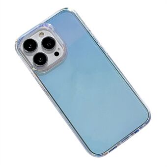 For iPhone 13 Pro 6.1 inch Electroplating Gradient Drop-proof Phone Case Slim Anti-scratch Mobile Phone Cover - Blue