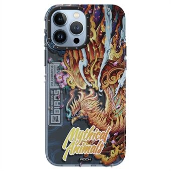ROCK Mythical Animals InShare Series for iPhone 13 Pro 6.1 inch IMD Animal Pattern Phone Case PET+TPU Anti-scratch Protective Cover