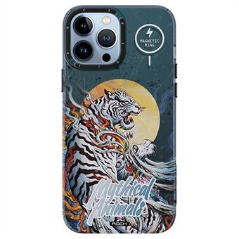 ROCK Mythical Animals InShare Magnetic Series for iPhone 13 Pro 6.1 inch IMD Case Animal Pattern PET+TPU Shockproof Protective Cover