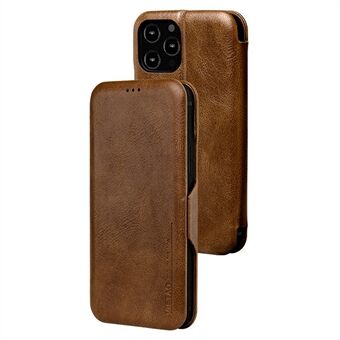 VIETAO For iPhone 13 Pro 6.1 inch Phone Case Anti-Fall Shockproof Case PU Leather Phone Cover with Stand / Card Holder