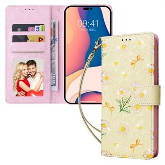 For iPhone 13 Pro 6.1 inch RFID Blocking Lacquered PU Leather Phone Cover Wallet Stand Full Protection Inner TPU Case