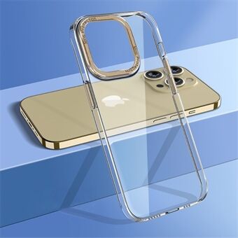 For iPhone 13 Pro 6.1 inch Slim Hard PC Phone Case Crystal Clear Protective Phone Back Cover