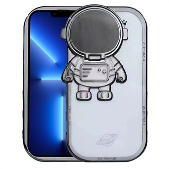For iPhone 13 Pro 6.1 inch Anti-Fall Protective Case Spaceman Design TPU Phone Shell with Camera Lens Cover