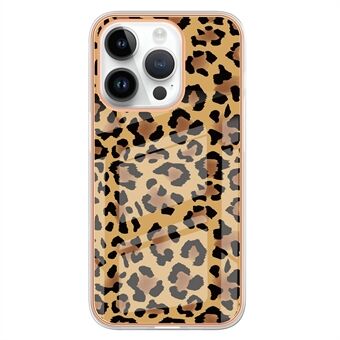 YB IMD Series-19 Style D For iPhone 13 Pro 6.1 inch Electroplating Anti-scratch Phone Case 2.0mm TPU IMD Pattern Cover