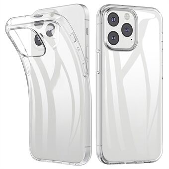 Anti-fingerprint See-through Soft TPU Phone Back Case Cover for iPhone 13 mini 5.4 inch