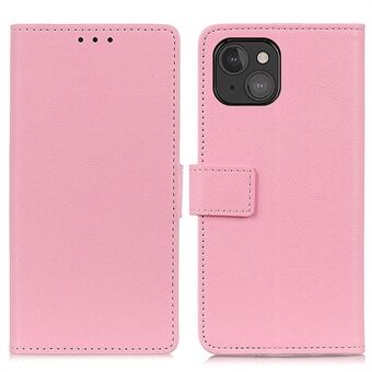 Magnetic Clasp Design PU Leather Stand Function Folio Shockproof Full Protection Case for iPhone 13 mini 5.4 inch
