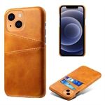 KSQ PU Leather + PC Combo Hard Case with Dual Card Slots for iPhone 13 mini 5.4 inch