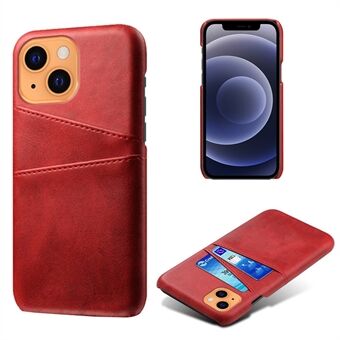 KSQ PU Leather + PC Combo Hard Case with Dual Card Slots for iPhone 13 mini 5.4 inch