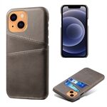 KSQ PU Leather + PC Combo Hard Case with Dual Card Slots for iPhone 13 mini 5.4 inch