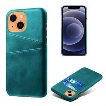 KSQ PU Leather + PC Combo Hard Case with Dual Card Slots for iPhone 13 mini 5.4 inch