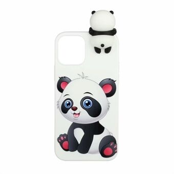 Cute 3D Doll Pattern Printing TPU Protector Phone Case for iPhone 13 mini 5.4 inch