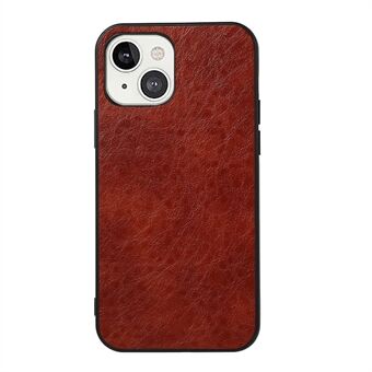 Well-protected Crazy Horse Leather Coated PC + TPU Phone Shell for iPhone 13 mini 5.4 inch