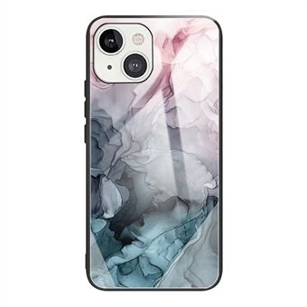 Drop-Resistant Glass + TPU Combo Pattern Printing Hybrid Cover for iPhone 13 mini 5.4 inch