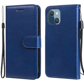 TPU and PU Leather Texture Full Protection Wallet Stand Phone Case for iPhone 13 mini 5.4 inch