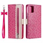 Full Protective Anti-drop Zipper Wallet Lace Leather Case for iPhone 13 mini 5.4 inch