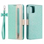 Full Protective Anti-drop Zipper Wallet Lace Leather Case for iPhone 13 mini 5.4 inch