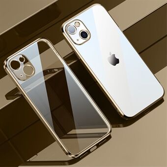 SULADA Scratch-resistant Electroplating Protective Case Back Cover Shell for iPhone 13 mini 5.4 inch