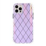 Aurora Rhombus Pattern Anti Fall Acrylic + TPU Phone Case Cover for iPhone 13 mini 5.4 inch