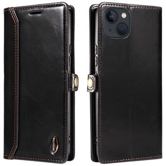 GQ.UTROBE 010 Series Phone Cover for iPhone 13 mini 5.4 inch Overall Coverage RFID Blocking PU Leather Cell Phone Wallet Case with Viewing Stand