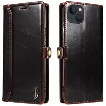 GQ.UTROBE 010 Series Phone Cover for iPhone 13 mini 5.4 inch Overall Coverage RFID Blocking PU Leather Cell Phone Wallet Case with Viewing Stand