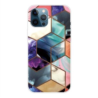 Marble Pattern Soft TPU Back Shell for iPhone 13 Pro Max 6.7 inch