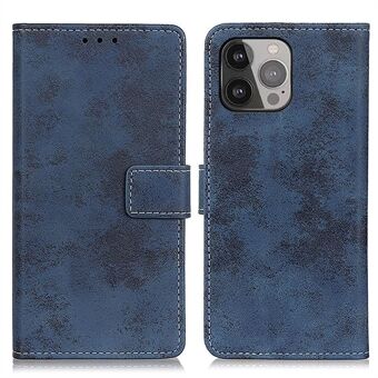 Retro Style PU Leather Stand Wallet Phone Case Shell for iPhone 13 Pro Max 6.7 inch