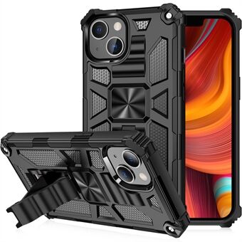 Armor PC+TPU Phone Shockproof Cover Case with Kickstand for iPhone 13 Pro Max 6.7 inch