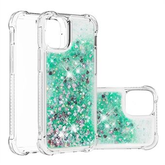 Liquid Quicksand Clear Soft TPU Bumper Shockproof Protective Cover for iPhone 13 Pro Max 6.7 inch