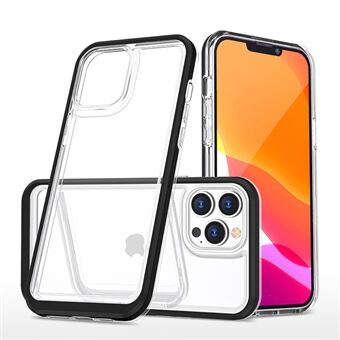 Clear Anti-Scratch Light Lens Protection TPU + Acrylic + PC Hybrid Phone Case for iPhone 13 Pro Max 6.7 inch