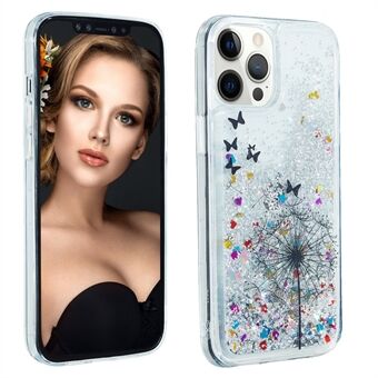 Mobile Phone Case Lightweight Fashionable Glitter Quicksand TPU Pattern Printing Phone Cover for iPhone 13 Pro Max 6.7 inch - High