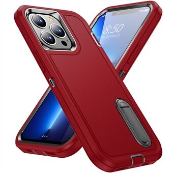 Defender Series Metal Military Anti-drop PC + TPU Case for iPhone 13 Pro Max 6.7 inch, Metal Kickstand Phone Case