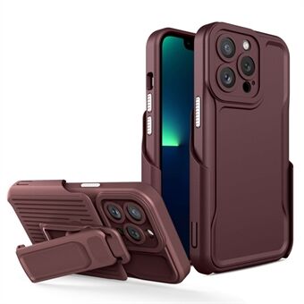 Explorer Series for iPhone 13 Pro Max 6.7 inch Detachable Back Clip Kickstand Phone Case PC + TPU Shockproof Hybrid Cover