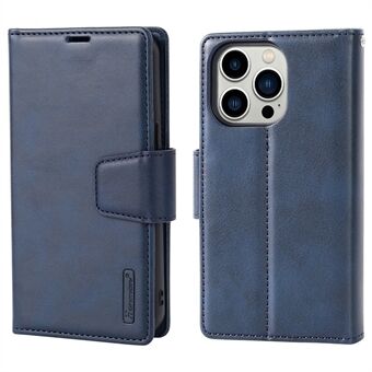 HANMAN Miro2 Series for iPhone 13 Pro Max 6.7 inch Detachable Wallet Folio Case PU Leather Removable Inner Magnetic TPU Shell Stand Phone Cover