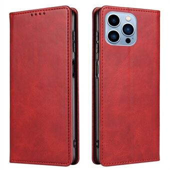 Flip Phone Case Wallet for iPhone 13 Pro Max 6.7 inch , Magnetic Leather Stand Calf Texture Cover